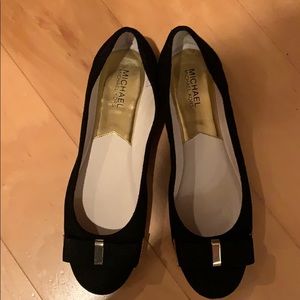 MICHAEL by Michael Kors suede ballet flat shoes